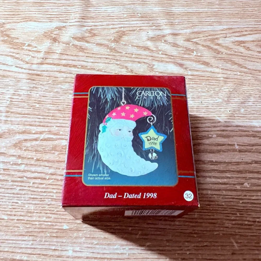 Carlton Cards Heirloom Ornament  “Crescent Kringle” Christmas Tree Ornament 2000